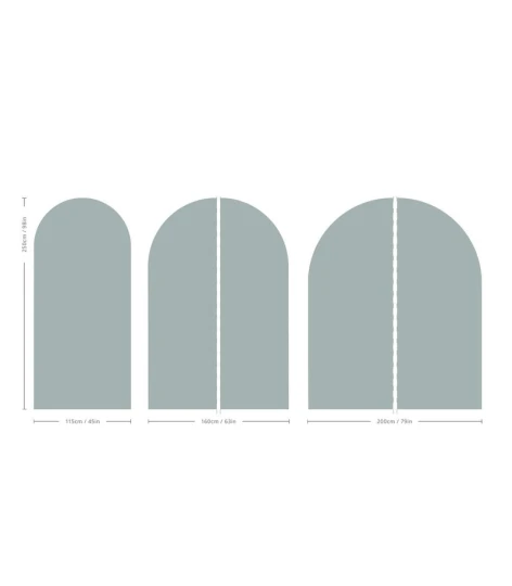 Wallcolors Pure Forms Arch Solid Soft Mineral Mount Saint - mural łuk