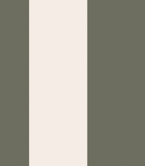 Wallcolors Pure Forms Bold Stripe Moss - tapeta w paski