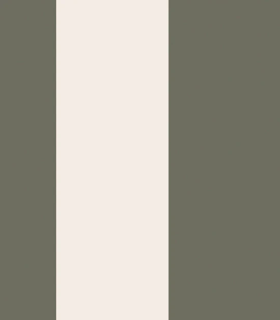 Wallcolors Pure Forms Bold Stripe Moss - tapeta w paski