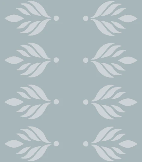 Wallcolors Pure Forms Cottage Bloom Dusty Blue - tapeta roślinna