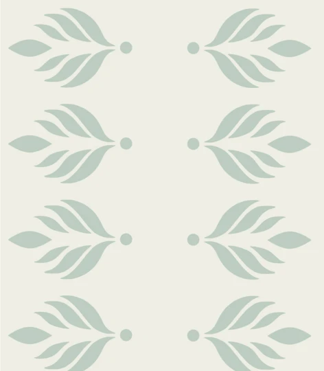 Wallcolors Pure Forms Cottage Bloom Soft Sage - tapeta roślinna