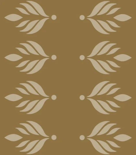 Wallcolors Pure Forms Cottage Bloom Deep Mustard Clay - tapeta roślinna