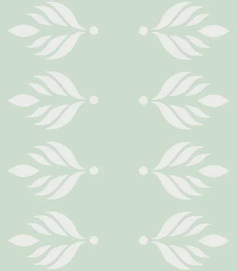 Wallcolors Pure Forms Cottage Bloom Deep Mint Whisper - tapeta roślinna