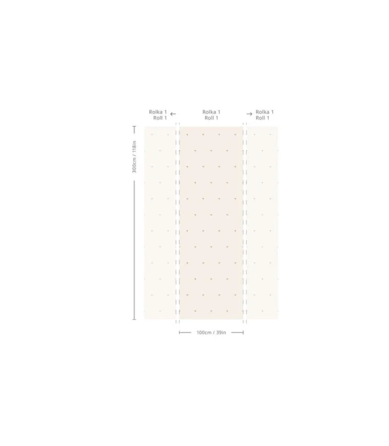 Wallcolors Pure Forms Tiny Bloom Olive Mist - tapeta w kwiaty