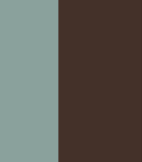Wallcolors Pure Forms Wide Stripe Mint Chocolate - tapeta w paski