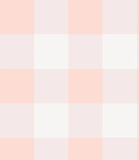 Wallcolors Pure Forms Checks Peach Veil - tapeta w kratkę
