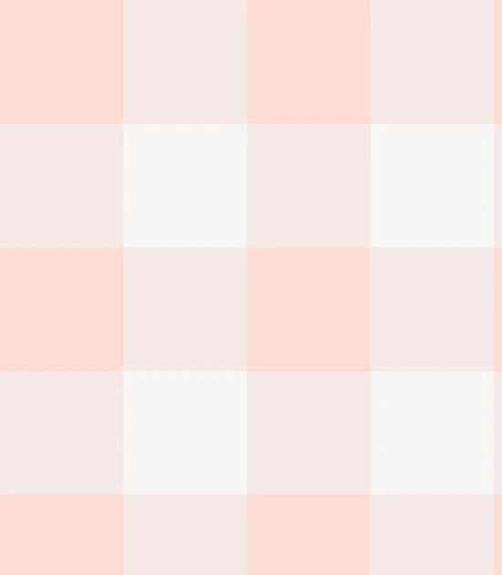 Wallcolors Pure Forms Checks Peach Veil - tapeta w kratkę