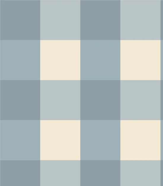 Wallcolors Pure Forms Checks Blue Fog - tapeta w kratkę