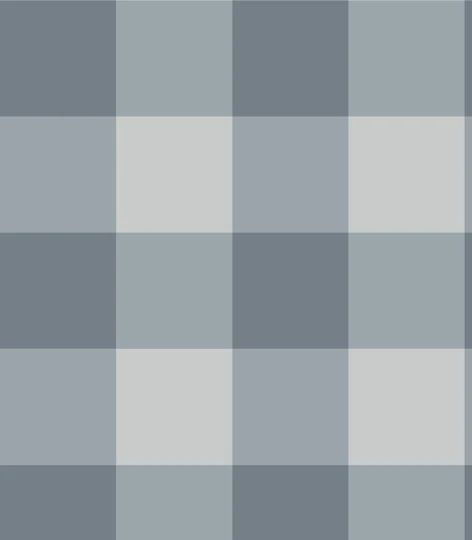 Wallcolors Pure Forms Checks Steel Blue - tapeta w kratkę
