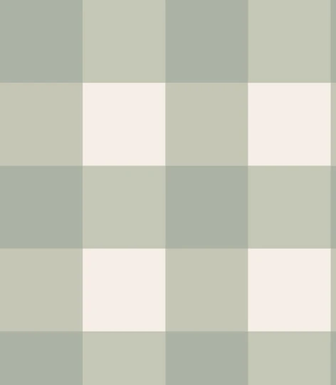 Wallcolors Pure Forms Checks Sage Whisper - tapeta w kratkę