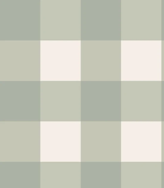 Wallcolors Pure Forms Checks Sage Whisper - tapeta w kratkę