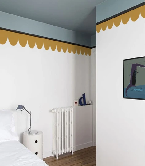 Wallcolors Pure Forms Border Seashell Honey Amber - border w muszelki