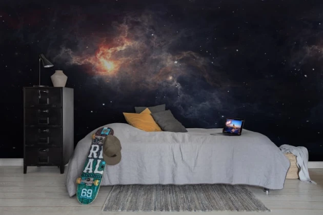 Rebel Walls R19543 Shutterstock Amazing Space - mural w dziecięcy w kosmos