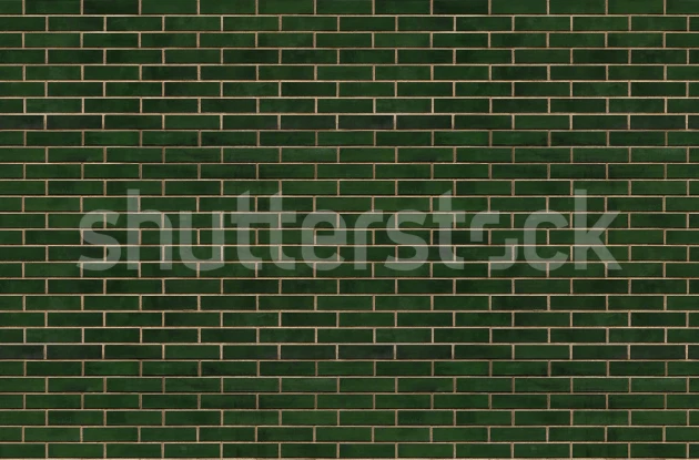 Rebel Walls R19630 Shutterstock Wall of Tiles Dark Green - mural imitujący płytki