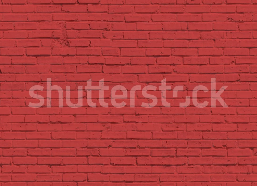 Rebel Walls R19635 Shutterstock Wall of Bricks Red - mural imitujący cegły