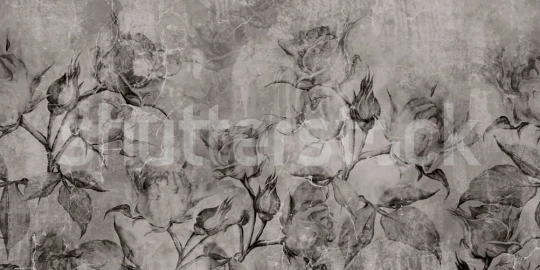 Rebel Walls R19640 Shutterstock Vintage Roses - mural w róże