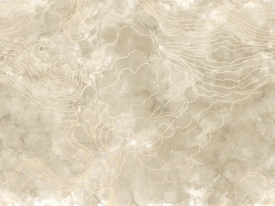 Rebel Walls R22000 Sophisticated Luxe Opulence Storm Beige - mural w abstrakcyjne chmury