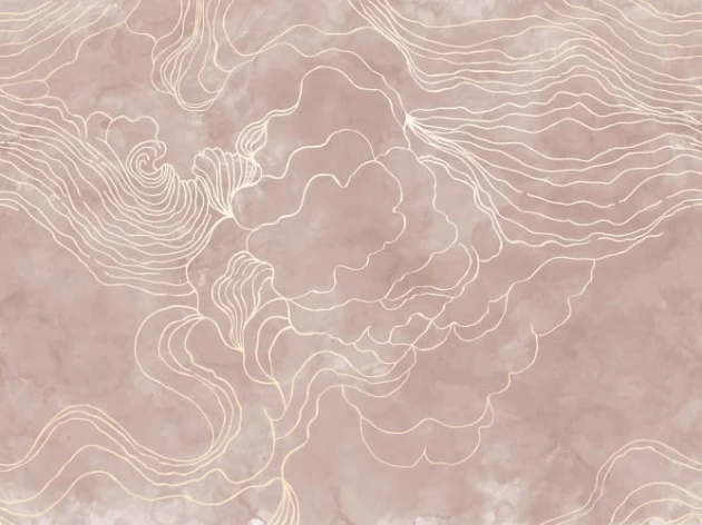 Rebel Walls R22002 Sophisticated Luxe Opulence Storm Pink - mural w abstrakcyjne chmury