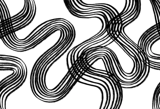 Rebel Walls R20195 Mystic Shades Ink Stripes Black & White - mural w abstrakcyjne linie