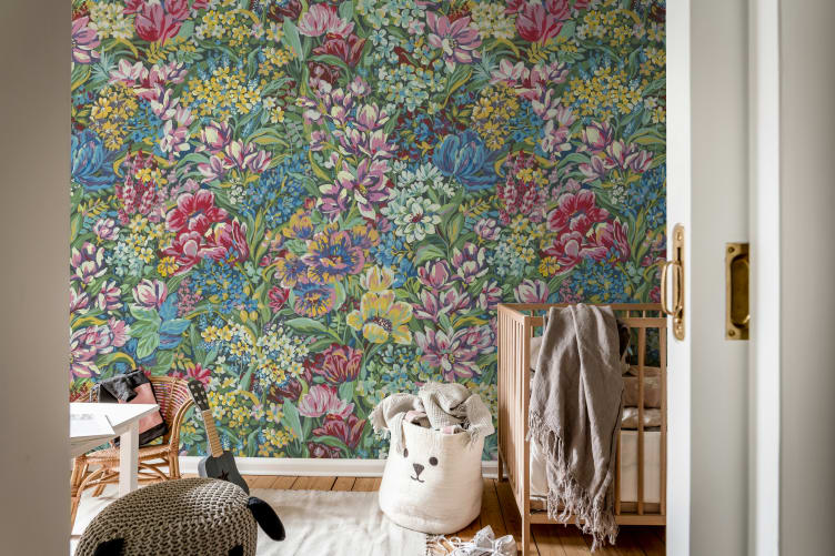 Rebel Walls R18922 Pops Floral Garden Summer - mural w kwiaty