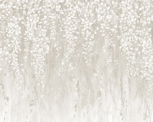 Rebel Walls R18934 Pops Draped Blossoms Beige - mural w kaskady kwiatów