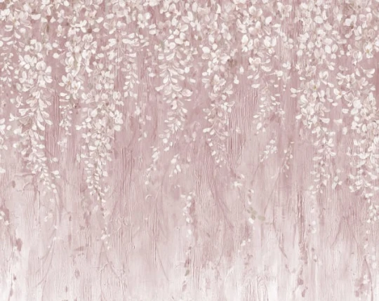 Rebel Walls R18938 Pops Draped Blossoms Pink - mural w kaskady kwiatów