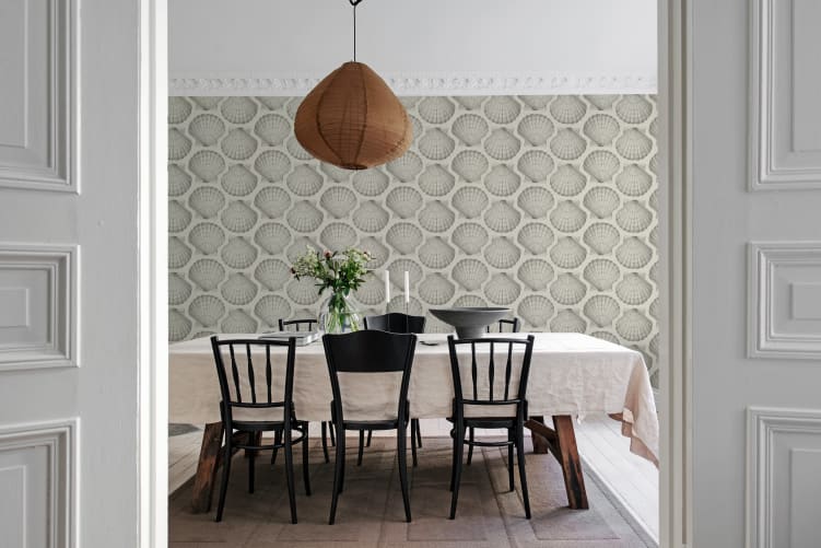 Rebel Walls R19643 Pops Shells Sand - mural w muszle