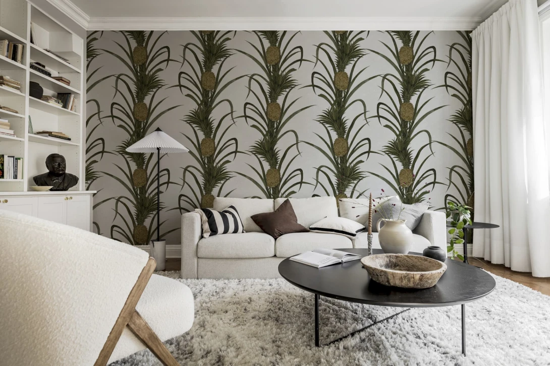 Rebel Walls R19650 Pops Pineapple - mural w ananasy