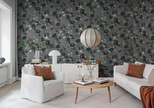 Rebel Walls R19661 Pops Ocean Life Azure - mural w rafę koralową