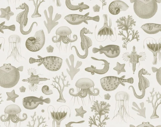 Rebel Walls R19692 Pops Sea Life Sand - mural w morskie zwierzęta