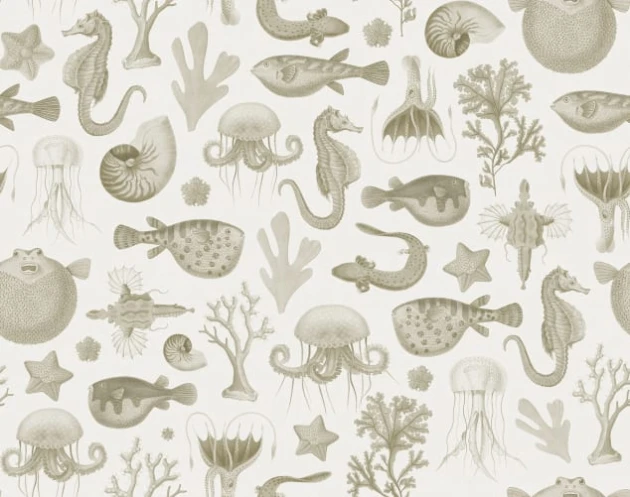 Rebel Walls R19692 Pops Sea Life Sand - mural w morskie zwierzęta