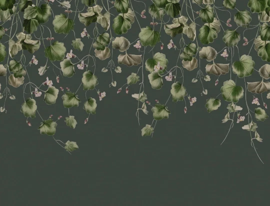 Rebel Walls R19916 Pops Dangling Ivy Dark - mural w kaskady bluszczu