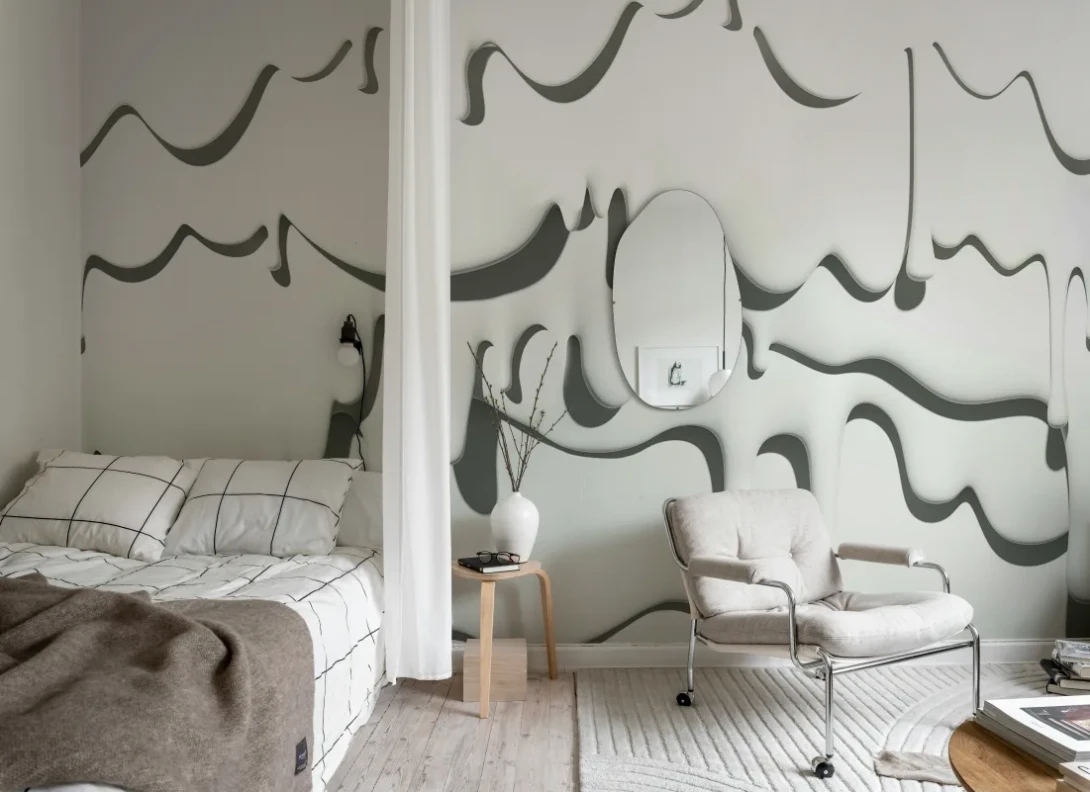 Rebel Walls R20461 Pops Dripping Milky - mural dziecięcy w ściekające krople
