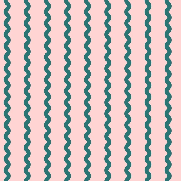Rebel Walls R20663 Pops Wobbly Stripe Pink - mural w falujące pasy