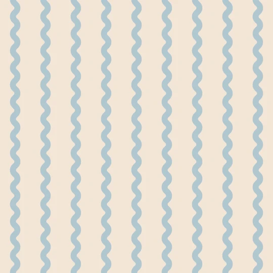 Rebel Walls R20666 Pops Wobbly Stripe Light Blue - mural w falujące pasy