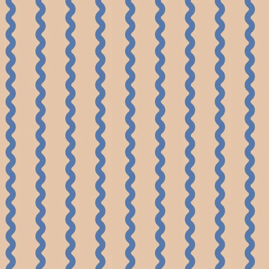 Rebel Walls R20667 Pops Wobbly Stripe Blue - mural w falujące pasy