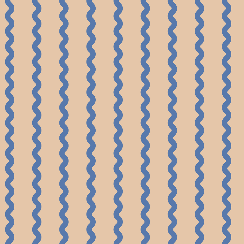 Rebel Walls R20667 Pops Wobbly Stripe Blue - mural w falujące pasy