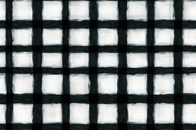 Rebel Walls R20672 Pops Painted Square Black & White - mural w kratkę