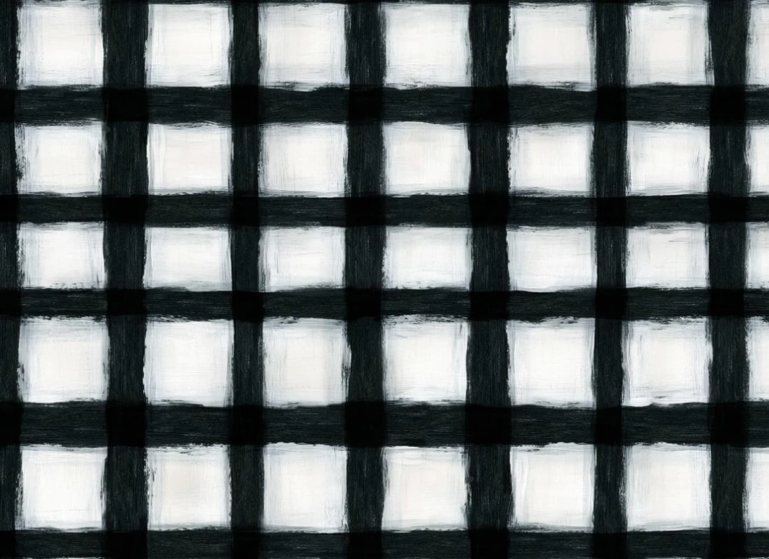 Rebel Walls R20672 Pops Painted Square Black & White - mural w kratkę