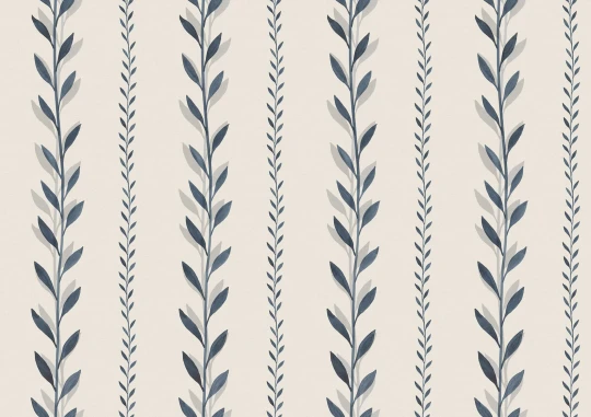 Rebel Walls R20699 Pops Bayleaf Stripe Blue - mural w pasy z liści