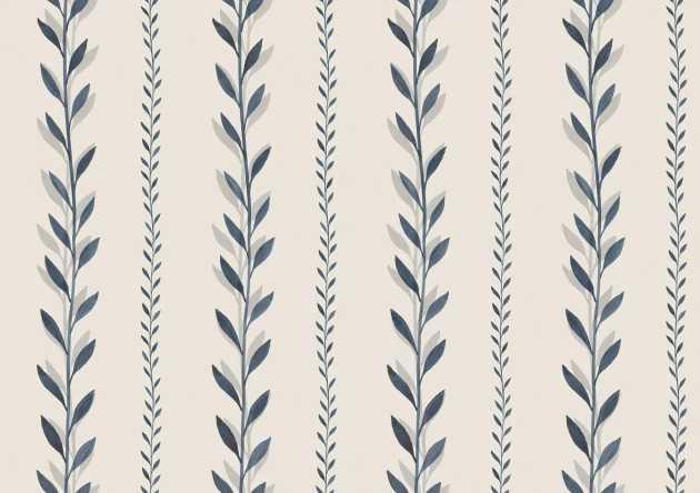 Rebel Walls R20699 Pops Bayleaf Stripe Blue - mural w pasy z liści