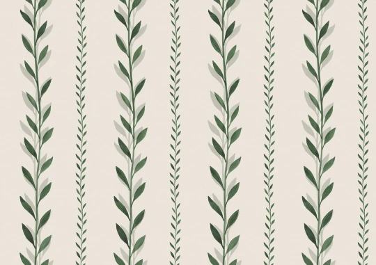 Rebel Walls R20700 Pops Bayleaf Stripe Green - mural w pasy z liści