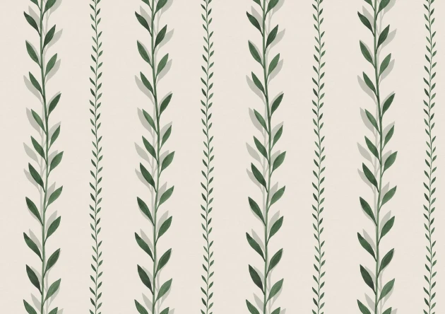 Rebel Walls R20700 Pops Bayleaf Stripe Green - mural w pasy z liści