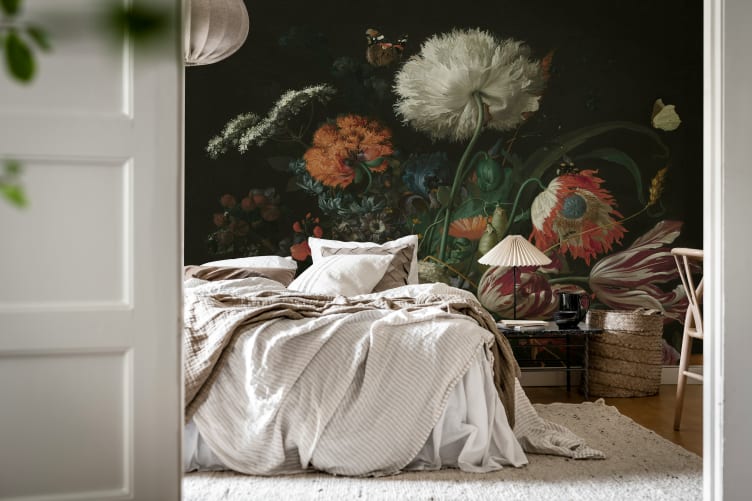 Rebel Walls R20830 Pops Bold Bouquet Red - mural w bukiet kwiatów