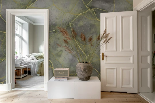 Rebel Walls R20842 Pops Marble Watercolor Gray - mural z efektem marmuru