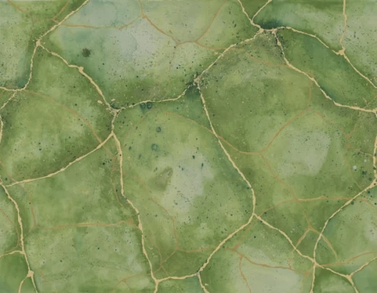Rebel Walls R20843 Pops Marble Watercolor Green - mural z efektem marmuru