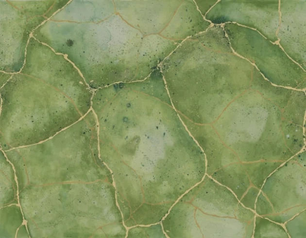 Rebel Walls R20843 Pops Marble Watercolor Green - mural z efektem marmuru