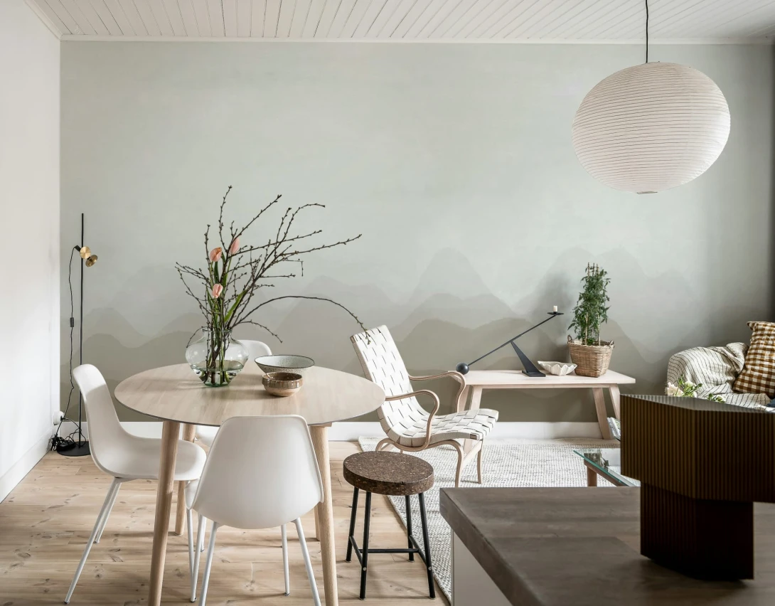 Rebel Walls R20850 Pops Gradient Flow Beige - mural w abstrakcyjne fale