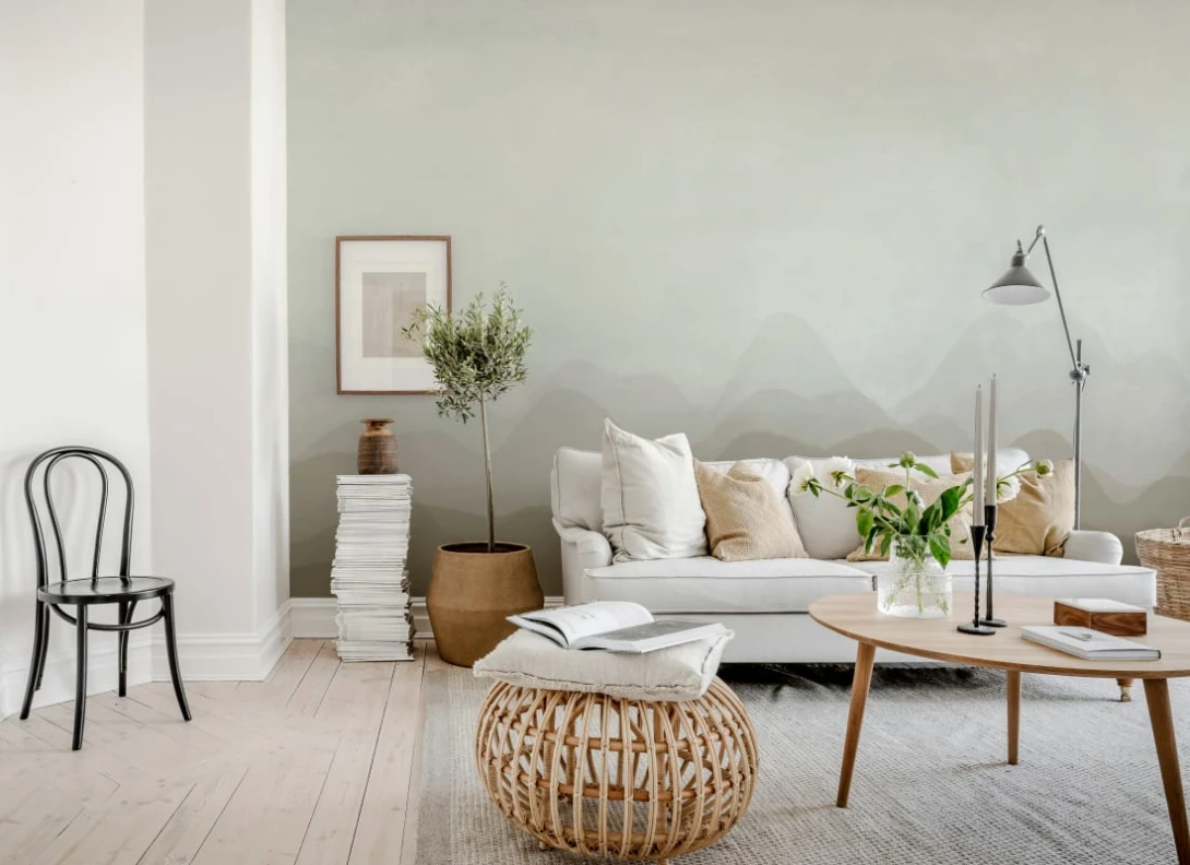 Rebel Walls R20850 Pops Gradient Flow Beige - mural w abstrakcyjne fale