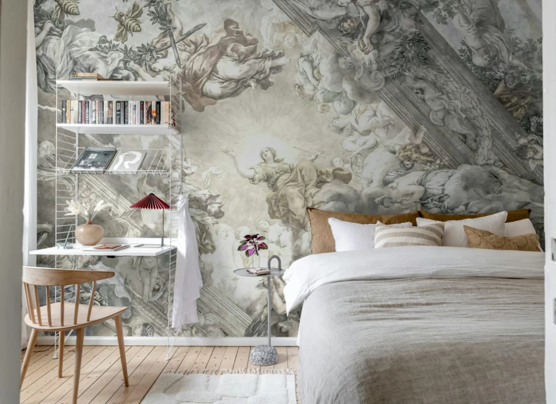 Rebel Walls R20860 Pops A Priori Soft - mural w barokowy fresk sufitowy